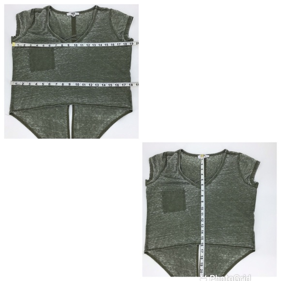 Jack by BB Dakota Cross My Heart Burnout Tee, S - Picture 15 of 16